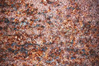 Pattern of the rust metallic surface