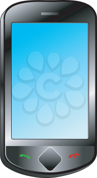 Royalty Free Clipart Image of a Smart Phone