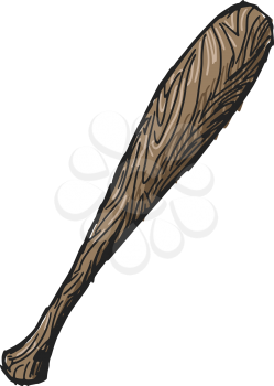sketch, doodle, hand drawn illustration of baseball bat