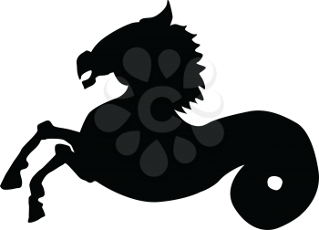 silhouette of hippocampus
