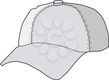 vector illustration of baseball hat