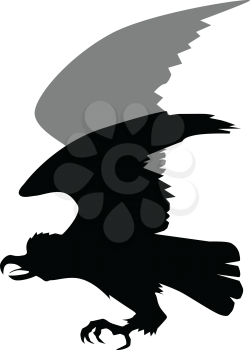 silhouette of hawk