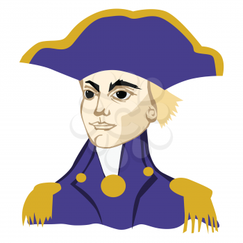 Horatio Nelson, British admiral, hero of naval history, famous winner in battle of Trafalgar