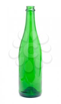 Royalty Free Photo of a Green Glass Bottle