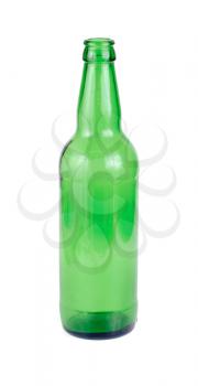 Royalty Free Photo of an Empty Green Bottle