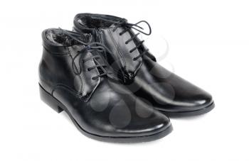 Royalty Free Photo of Men's Black Dress Shoes