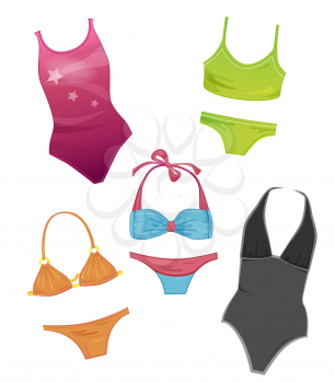 set of the swimsuits for girls
