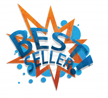 Royalty Free Clipart Image of the Words Best Seller