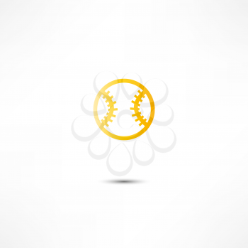  Baseball ball icon