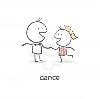 Dancing couple.