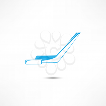 Hockey Stick And Puck Icon