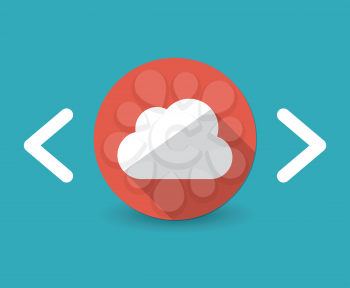 Cloud service concept icon