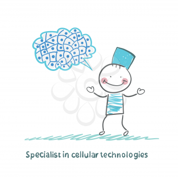 Specialist in cellular technologies thinks of cells