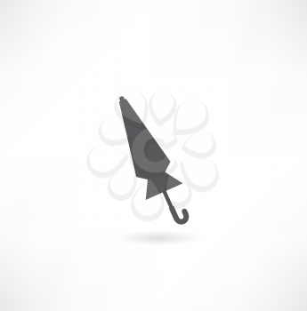 folded umbrella icon