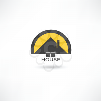 black simple house