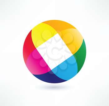 Business Abstract Circle icon.  Design logo.