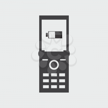 Mobile Phone Charging with icons