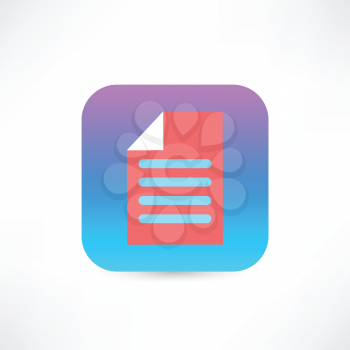 Red document icon