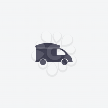 refrigerator truck icon