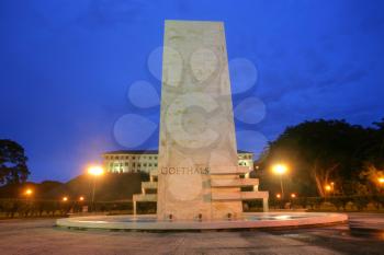 Royalty Free Photo of the Goethals Memorial in Panama. 