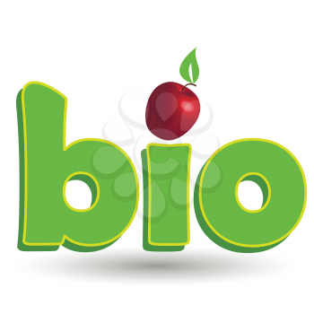 Royalty Free Clipart Image of the Word Bio