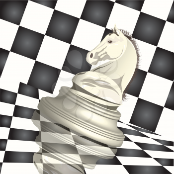 Royalty Free Clipart Image of a Chess Figure