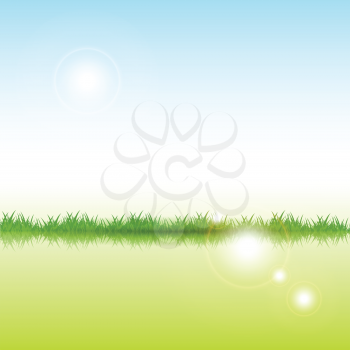 Royalty Free Clipart Image of a Lawn Background