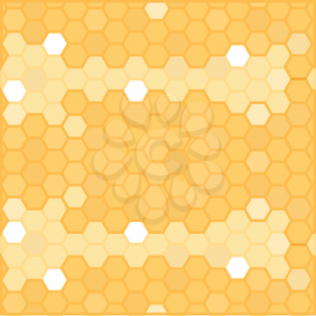 Royalty Free Clipart Image of Honeycombs