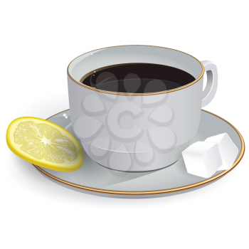 Royalty Free Clipart Image of a Cu of Tea