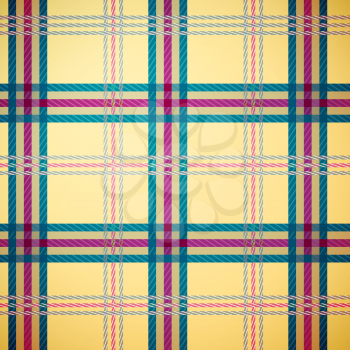 Royalty Free Clipart Image of a Tartan Background