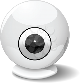 Royalty Free Clipart Image of a Web Cam
