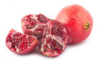 Royalty Free Photo of an Open Pomegranate