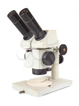 Royalty Free Photo of a Vintage Binocular Microscope 