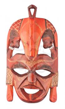 Royalty Free Photo of a Wooden African Mask