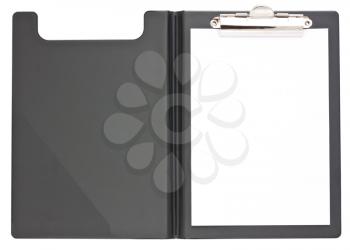 Royalty Free Photo of a Clipboard with Blank Pages