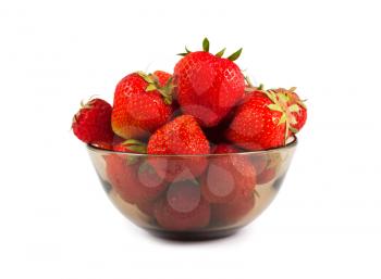 Royalty Free Photo of a Bowl of Fresh Strawberries