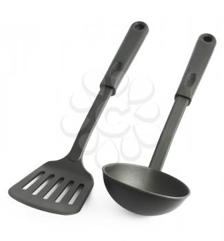 Royalty Free Photo of a Skimmer and a Ladle