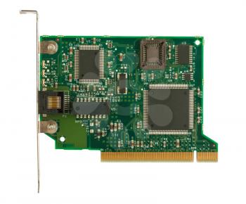Royalty Free Photo of a Network Computer Card