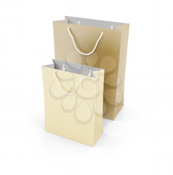 Royalty Free Clipart Image of Gift Bags