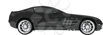 Royalty Free Clipart Image of a Car