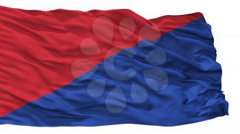 Riobamba City Flag, Country Ecuador, Isolated On White Background, 3D Rendering