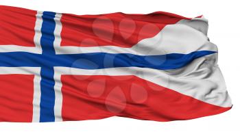 Norway State Flag, Isolated On White Background, 3D Rendering