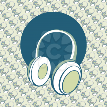 Royalty Free Clipart Image of Headphones