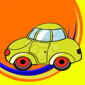 Royalty Free Clipart Image of a Car