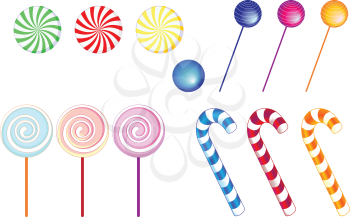 Royalty Free Clipart Image of Candies