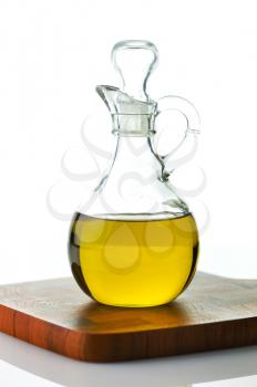 A bottle of olive oil 
