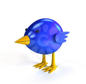 Royalty Free Clipart Image of a Bluebird
