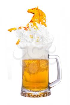 Royalty Free Clipart Image of a Beer