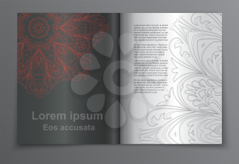 Set of brochure, poster templates. Beautiful design and layout
