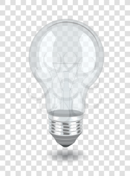 Vector bulb over background. eps 10 illustration